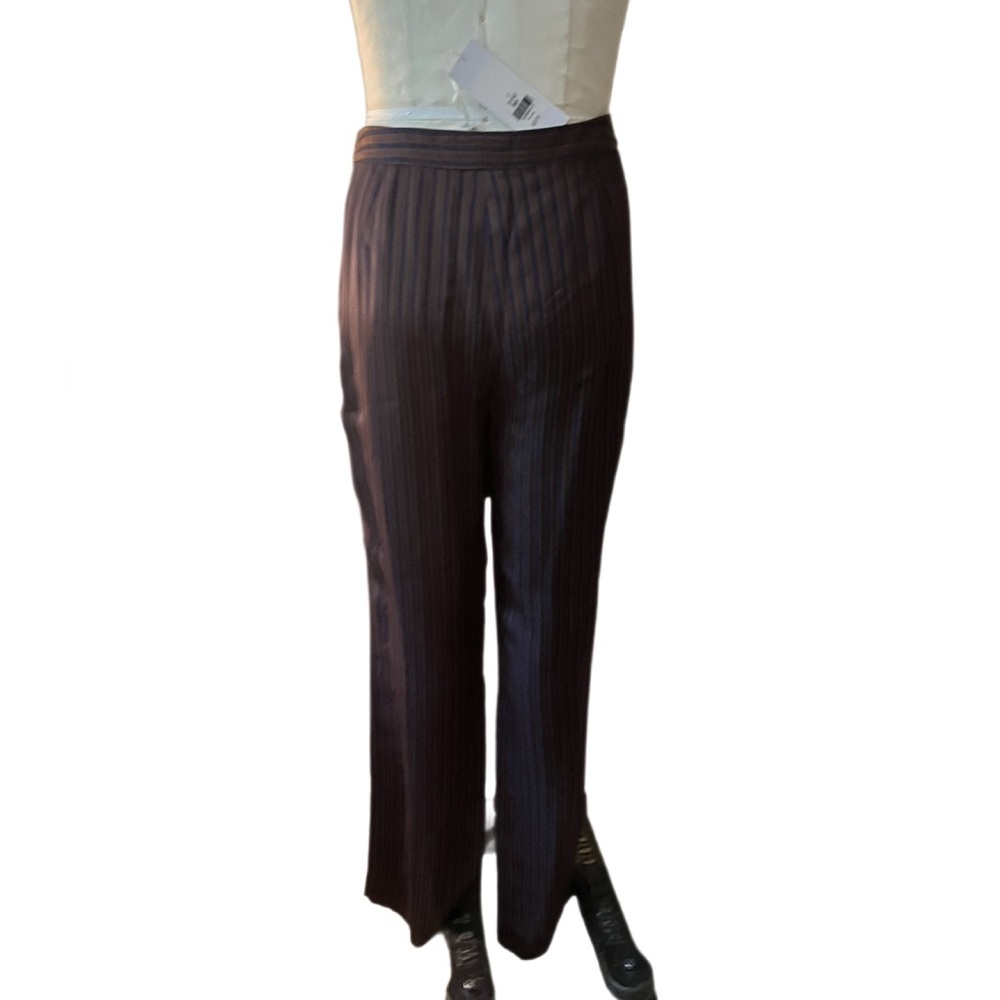 Carlisle New York Striped Satin Pants, NWT - Picture 9 of 11